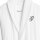 GANT Unisex Bathrobe - EMBROIDERY ROBE, shawl collar, embroidered logo, organic cotton White L (Large)