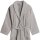 GANT Unisex Bathrobe - JACQUARD HERRINGBONE ROBE, shawl collar, herringbone pattern Grey S (Small)
