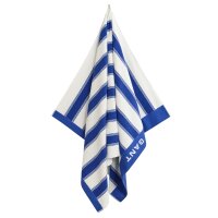 GANT Beach Towel - YACHT STRIPE BEACH TOWEL, Shower Towel, Organic Cotton, Stripes Royal blue 100x180cm