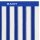 GANT Beach Towel - YACHT STRIPE BEACH TOWEL, Shower Towel, Organic Cotton, Stripes Royal blue 100x180cm