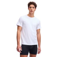 Under Armour Herren T-Shirt, 2er Pack - Performance Cotton Undershirts, einfarbig, Rundhals, Stretch Weiß M