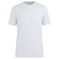 OLYMP Mens T-Shirts, Round Neck, 4-Pack - Bodywear, Modern Fit, Cotton Withe S (Small)