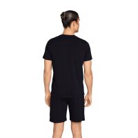 JOOP! Herren Schlafanzug, kurz - Core, Pyjama-Set, Shorty, 2-teilig, Logo, Cotton Stretch Schwarz M