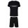 JOOP! Men Pyjamas, Short - Core, Pyjama Set, Shorty, 2-piece, Logo, Cotton Stretch Black M (Medium)