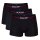 JOOP! Herren Boxershorts, 3er Pack - Everyday, Boxer Briefs, Cotton Stretch, Logo Schwarz M