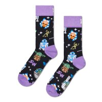 Happy Socks Mens Socks, 6-Pack - STAR WARS, Gift Box, Motif Socks Star Wars Gift Set Mandalorian 41-46 (UK 7,5-11,5)