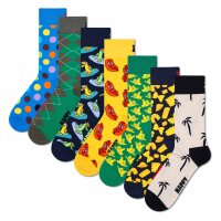 Happy Socks 7er Pack Unisex Socken - Geschenkbox, gemischte Farben 7 Days 3 36-40