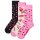 Happy Socks Damen Socken, 3er Pack - Mother´s Day, Geschenkbox, gemischte Farben Mothers 36-40