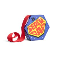 Happy Socks Herren Socken - Fathers Day, Geschenkbox, Farbmix Flying Super Dad 41-46