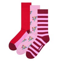 Happy Socks Unisex Socken, 3er Pack - Everyday Crew, Geschenkbox, Baumwoll-Mix