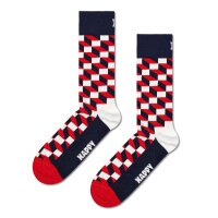 Happy Socks Unisex Socks, 5-pack – Patterned socks, short socks, cotton Filled Optic 36-40 (UK 4-7)