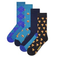 Happy Socks Unisex Socken, 4er Pack - Everyday Crew,...