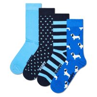 Happy Socks Unisex Socken, 4er Pack - Everyday Crew,...