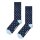 Happy Socks Unisex Socks, 5-Pack - Everyday Crew 5-Pack, Patterned Socks, Cotton Blend Sea 41-46 (UK 7,5-11,5)