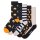Happy Socks Unisex Socken, 5er Pack - Everyday Crew 5-Pack, Motivsocken, Baumwoll-Mix Food 41-46