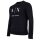 A|X ARMANI EXCHANGE Mens Long Sleeve - Long Sleeve, Round Neck, Logo, Cotton Dark Blue L (Large)