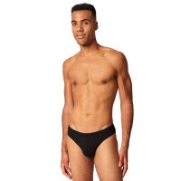 SKINY Herren Slips, 2er Pack - Brasil Slip, Cotton Stretch, Single Jersey Schwarz M