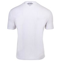 A|X ARMANI EXCHANGE Mens T-shirt - Round neck, short sleeves, logo print, cotton White S (Small)