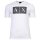 A|X ARMANI EXCHANGE Herren T-Shirt - Rundhals, Kurzarm, Logoprint, Baumwolle Weiß S