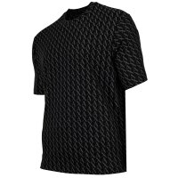A|X ARMANI EXCHANGE Herren T-Shirt - Rundhals, Allover-Logoprint, Baumwolle Schwarz S