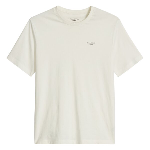 Marc OPolo Denim Herren T-Shirt - Regular Fit, Baumwolle, Logo, einfarbig Weiß S
