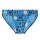 HOM Men Swim Briefs - Maiolica Swim Micro Briefs, Stretch, Patterned Blue/White S (Small)