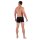 HOM Herren Boxershorts, 3er Pack - LEONARD #2, Boxer Briefs, Unterwäsche, Baumwollmischung, einfarbig Schwarz M