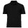 A|X ARMANI EXCHANGE Mens Polo Shirt - Button Placket, All-Over Jacquard, Cotton Black S (Small)