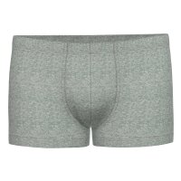Seidensticker Men boxer shorts, pack of 6 – Trunk 6-pack, single jersey, cotton blend, plain colour Black/Grey M (Medium)