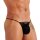 WOH Men G-String - Personal Allure, Zebra, Lace, Transparent Black M (Medium)
