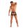 WOH Herren Boxer-String - Pure Seduction, Netz, Spitze, Logobund Schwarz S