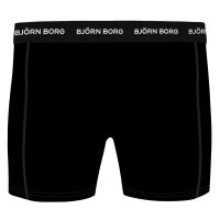 BJÖRN BORG Men Boxer Shorts, 7-Pack - Cotton Stretch Boxers, Logo Waistband, Underwear, Cotton Blend Black M (Medium)