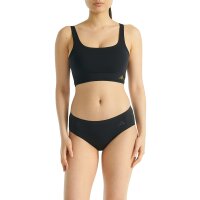 adidas women briefs, 6-pack - Sport Active Seamless, hipster, underwear, logo, solid colour Black L (Large)