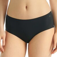 adidas Damen Slips, 6er Pack - Sport Active Light Flex, Hipster, Unterwäsche, Logo, einfarbig Schwarz S