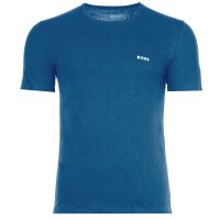 BOSS mens T-shirt, 3-pack - Classic, round neck, short sleeves, cotton Blue/green L (Large)