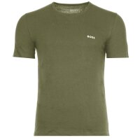 BOSS mens T-shirt, 3-pack - Classic, round neck, short sleeves, cotton Blue/green M (Medium)