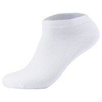 Camano Unisex Socks, Pack of 7 - Sneaker Socks, Cotton Blend, Plain Colour White 2 39-42 (UK 6-8)