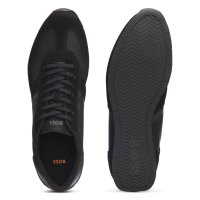 BOSS Herren Sneaker -  Levon Runn nymi, Turnschuh, Freizeit, Material-Mix Schwarz EUR 43