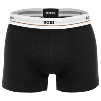 BOSS Herren Boxershorts, 5er Pack - Essentials Trunks, Logo, Baumwollmischung Schwarz M