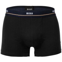 BOSS mens boxer shorts, pack of 5 - Essentials trunks, logo, cotton blend Black M (Medium)