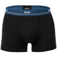 BOSS mens boxer shorts, pack of 5 - Essentials trunks, logo, cotton blend Black M (Medium)