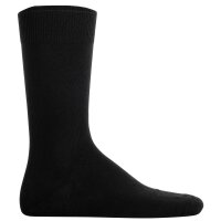 Camano Unisex Socks, 7-pack - Comfort Socks in Box, gift box, plain colour Black 35-38 (UK 2.5-5)