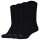 Camano Unisex Socks, 4-pack – Organic Diabetic Socks, Diabetic Socks, Plain Colour Black 39-42 (UK 6-8)