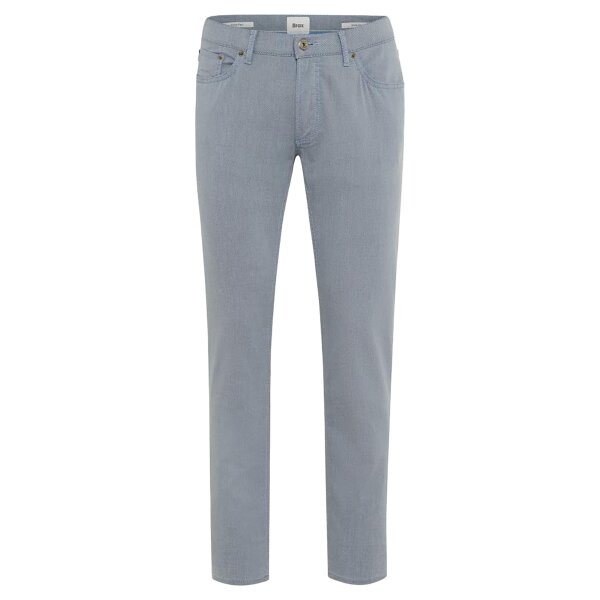Brax Herren Chino-Hose - Chuck Tri-Flex, Modern Fit, Baumwoll-Mix, Länge 32 Blau 33W/32L
