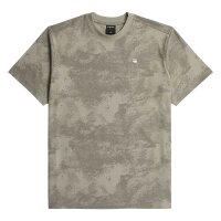 G-STAR Herren T-Shirt - Elephant Skin Archival Texture, Rundhalsausschnitt, Baumwolle, gemustert Grau M