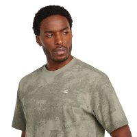 G-STAR Herren T-Shirt - Elephant Skin Archival Texture, Rundhalsausschnitt, Baumwolle, gemustert Grau M