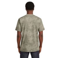 G-STAR Men T-shirt - Elephant Skin Archival Texture, round neck, cotton, patterned Grey M (Medium)