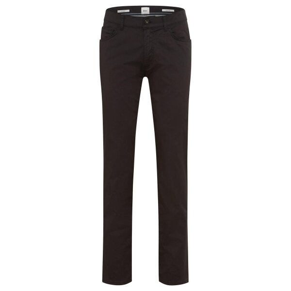 Brax Mens Chino Trousers - Cadiz U Ultralight, Straight Fit, Cotton Blend, Length 32 Black 32W/32L