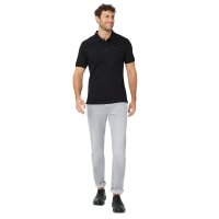 Brax Herren Poloshirt - Pete Hi-Flex Pique, Regular Fit, Stretch Baumwolle Schwarz S