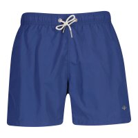 GANT Herren Badeshorts - Swim Shorts, Badehose, Mesheinsatz, einfarbig Blau M